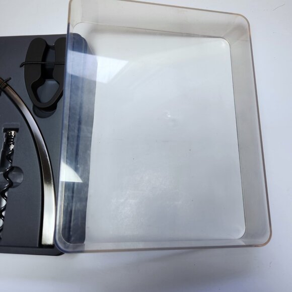 Wine Opener Kit Sprott Brookstone Estate foil cutter, extra corkscrew New - Picture 3 of 8